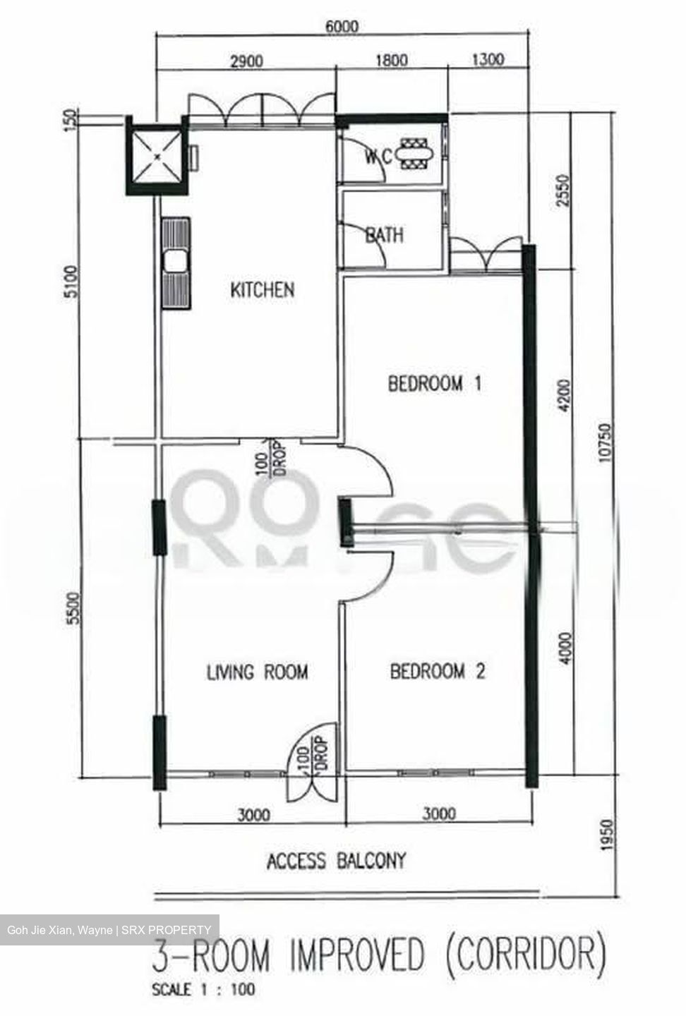 Blk 16 Eunos Crescent (Geylang), HDB 3 Rooms #555931071